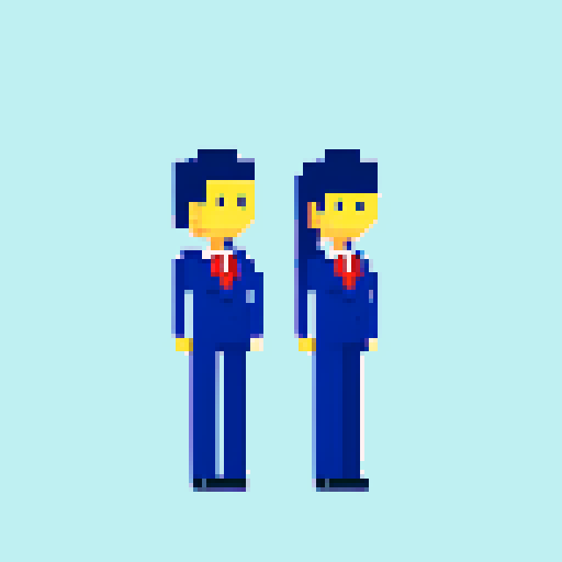 An image that represents the modification of a contract, also with people in suits