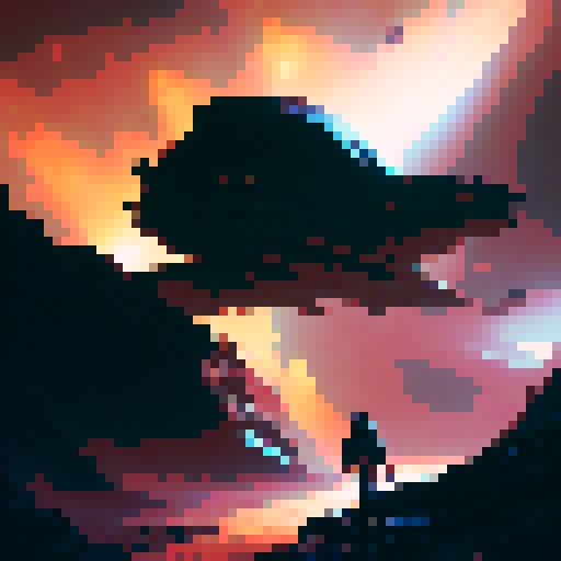 Futuristic, gritty, and dark. 
        
        Battle-worn space warrior, wielding an energy sword, stands on a barren planet with glowing red skies and a massive alien structure in the background.