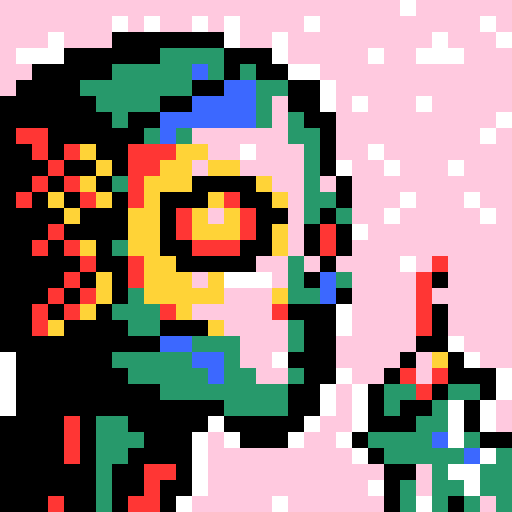 robot looking at spark of light