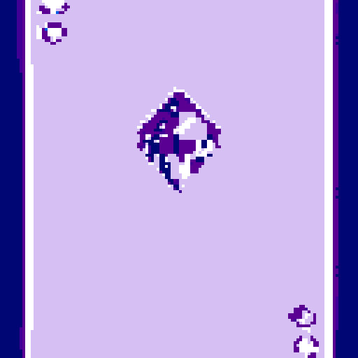 Create a purple amethyst gem in the center of the card