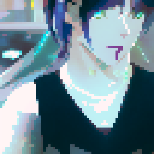 Cyberpunk assassin, neon-lit streets, sleek black armor, wielding twin katanas, surrounded by holographic advertisements and futuristic skyscrapers in anime style.