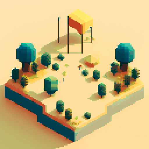 golden sand dunes, hexagonal map icon, pixel art, vibrant colors, intricate patterns, 8-bit graphics, retro gaming aesthetic, isometric view, sun-kissed edges, shimmering oasis, desert paradise, minimalist design