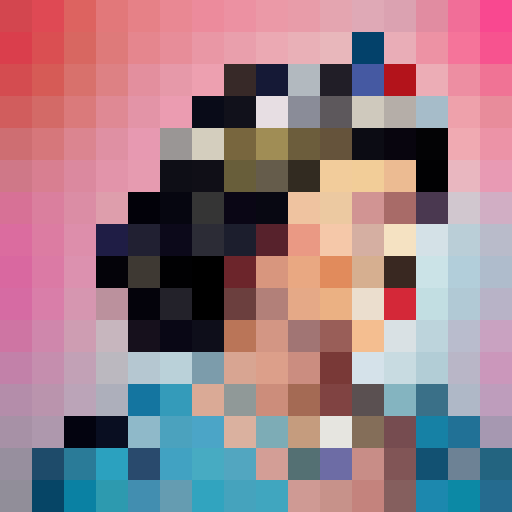 Create a regal landscape portrait of a queen wearing an ornate crown encrusted with shimmering jewels, standing atop a dewy knoll surrounded by a sea of vibrant wildflowers.