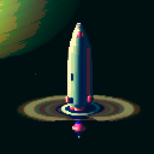 A misshapen living biotech spaceship in space near a ringed planet