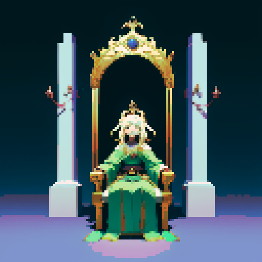 Make a mystical throne room background