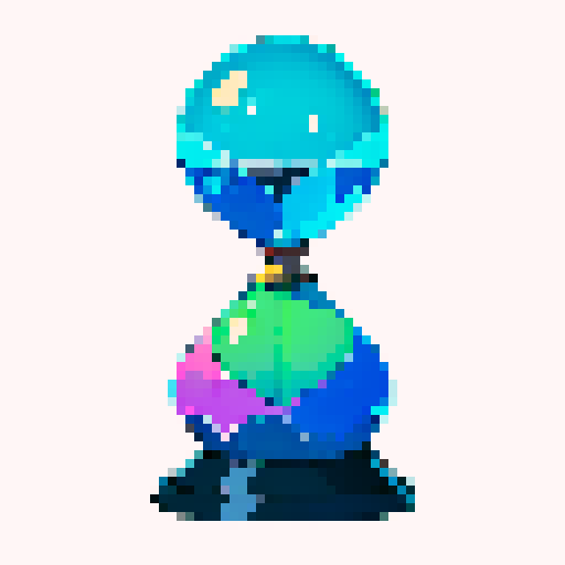 minimal hourglass without background, colourfull, minimalistic, transparent, glass