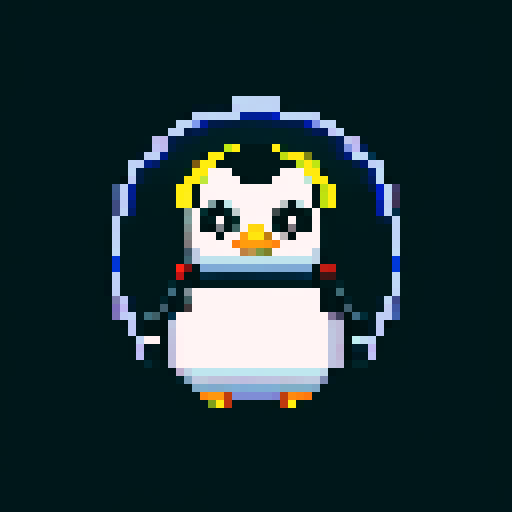 cyberpunk penguin 