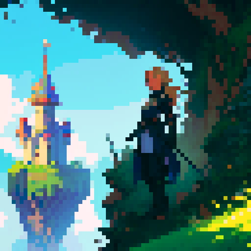 Top down knight character 