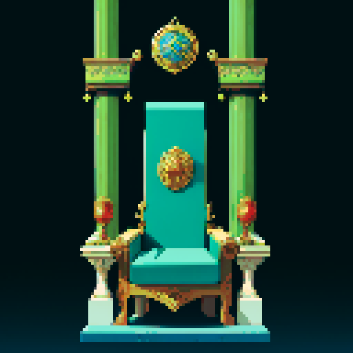 Make a mystical throne room background