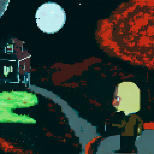 Square jaw protagonist in the bottom right with cigarette and shiny golden gun in left hand which is promenant, dark green top, brown trousers
