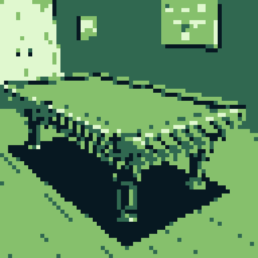 Old pool table. Gameboy style sprite. pixel art. 