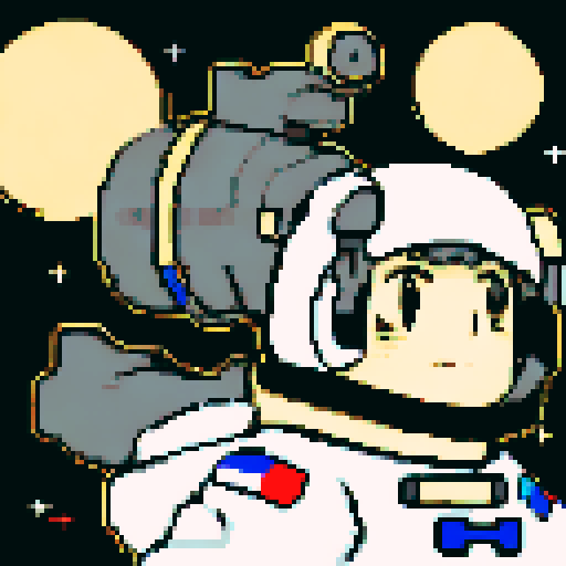 an astronaut on the moon