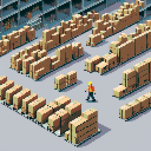 visualize Amazon Germany warehouse interior 