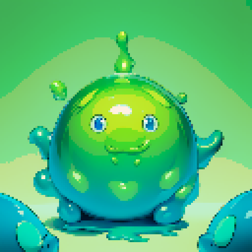 Slime card border, slime frame