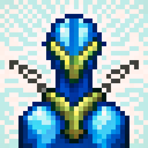 armour, game icon, 32x32 pixel art, sRGB, skill art, close up, portrait, metallic shine, intricate details, reflective surfaces, vibrant colors, textured edges, glossy finish, sharp lines