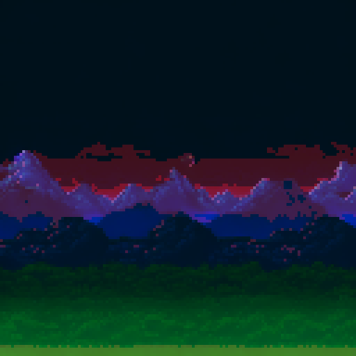 Add more redish and hellish clouds with blood on the trees and mountains