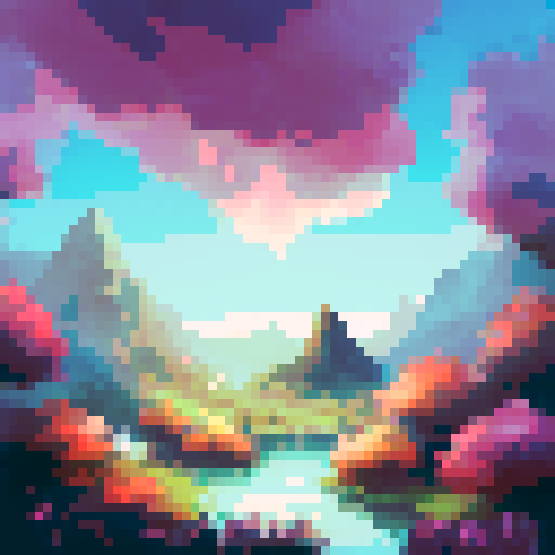 beautiful, vibrant, colorful, ornate harem tent, surrounded by lush greenery, overlooking a serene lake, with a majestic mountain range as the backdrop, capturing the essence of a mesmerizing landscape portrait