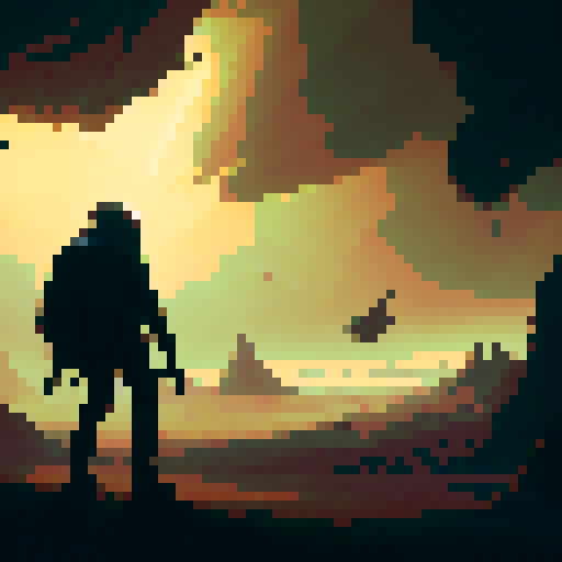 small Lizard with sharp teeth and dark brown scales, crawling on the ground, rpg enemy sprite, in a dreary looking field