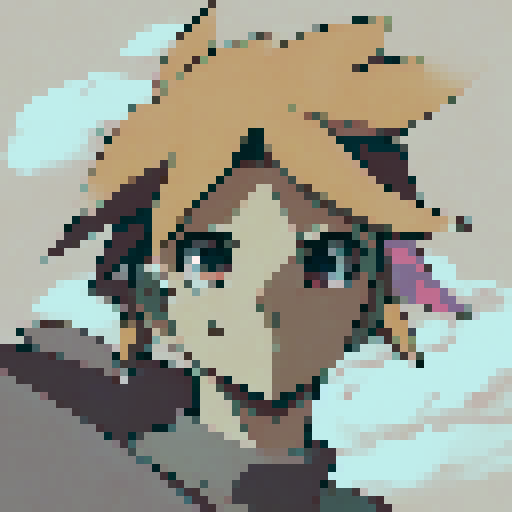 Naruto, eyes closed, surrounded by swirling chakra in the form of foxes, standing on a rocky outcropping overlooking a village at sunset in a dynamic anime style.