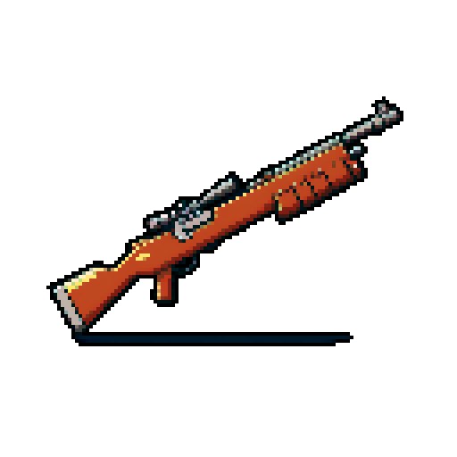 oak barrel in the shape of a rifle. on a solid color background so I can easily remove the background