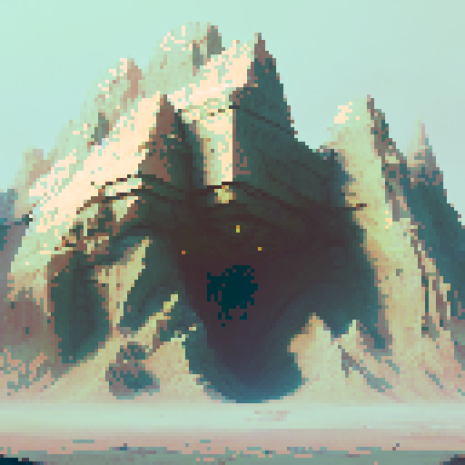 villain, max Mortimer's castle in a shrouded hill environment 