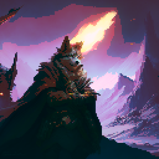 Please provide me an animation sheet for a wolf enemy. This wolf has been overtaken by dark magic and has been made more powerful and bloodthirsty.

The animation sheet should contain multiple frames of the wolf sprite for each of the following actions:

Turn to a given rotation.

Move forwards.

Static overwatch, searching for enemies.

Dynamic overwatch, moving forwards while searching for enemies.

Basic attack.

Heavy attack.

Death.

Forwards dash.