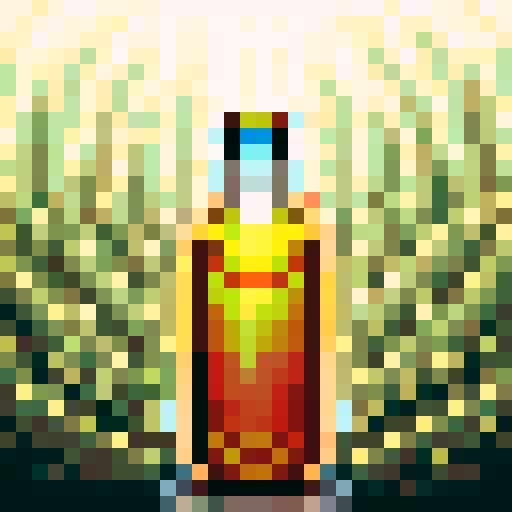 red bottle, floating face icon, game icon, 32x32 pixel art, sRGB, skill art, close up, portrait