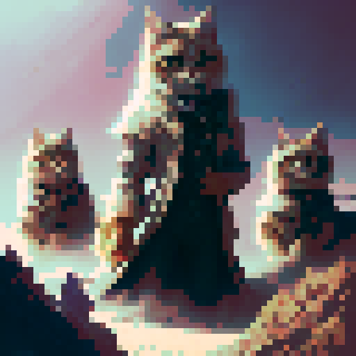 Iranian Mafia holding the cats 