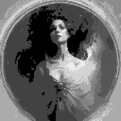 portrait of a spooky witch in the style of Alphonse Mucha