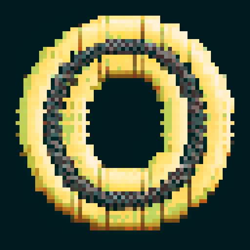 Infinity symbol wrapped in a coin