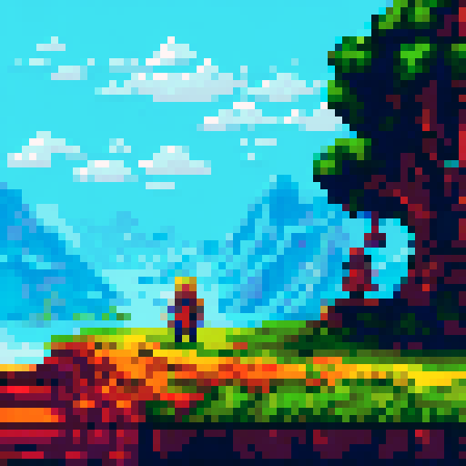 pixel of final fantasy character, a lancer