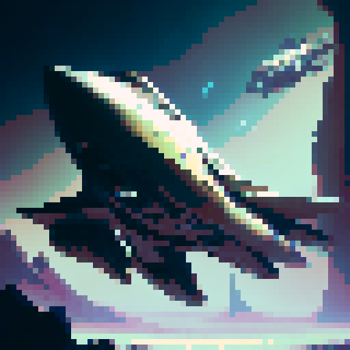 Small shuttle sized space ship