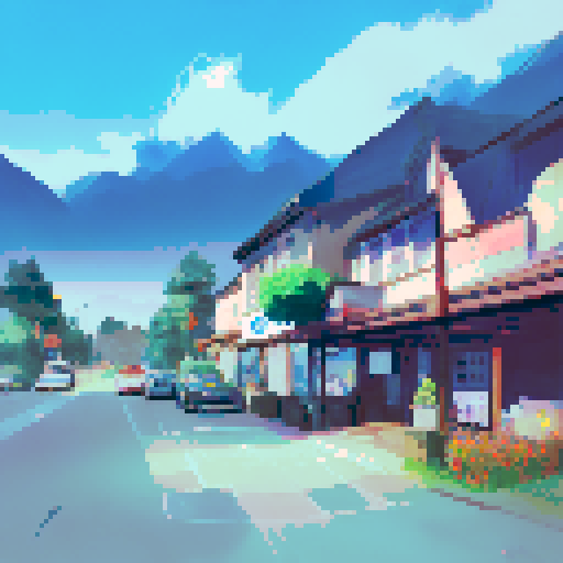 gas station at midnight