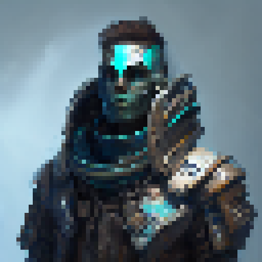 a warrior boy  who have a very futuristic armor in a cyberpunk city 