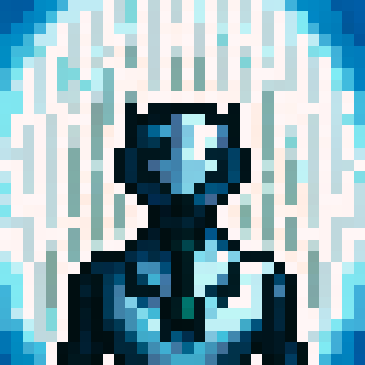 silver colour shiny armour, game icon, 32x32 pixel art, sRGB, skill art, close up, portrait