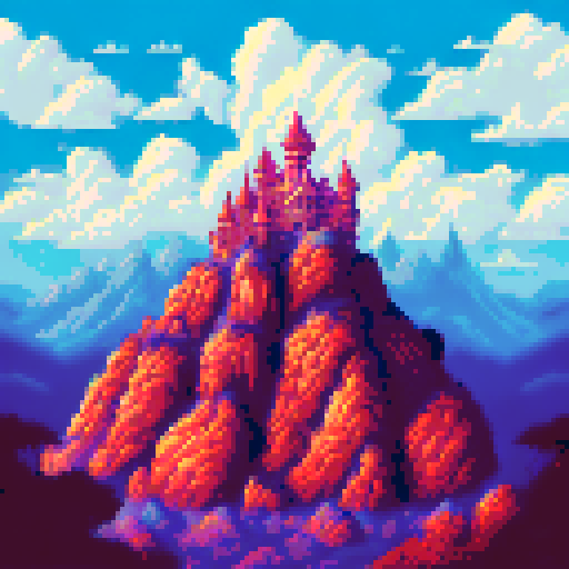 nudes, naked girls, sexy body, big boobs, sRGB, pixel art, background, landscape