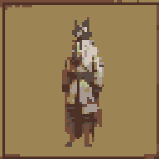 small fantasy icon of ratman archer for use in a fantasy wargame