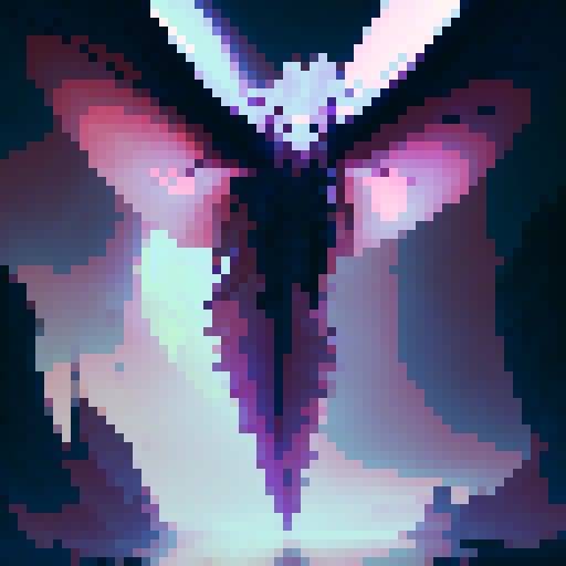 Purple and black dragon wings
