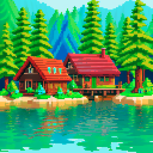 pacific northwest woods and lakeside wilderness