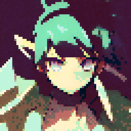 Dark, piercing eyes meet the viewer's gaze as strands of jet black hair frame the face of a stoic anime girl in a close-up portrait