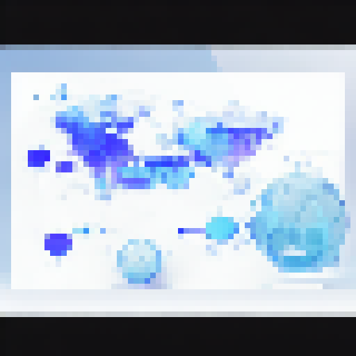 Background blue neon gradien