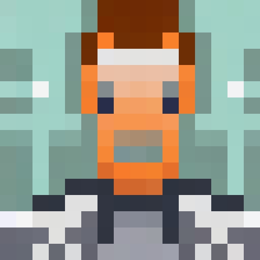 16x16 pixel art base character sprite, male, front view, Pixel Worlds game style, minimal colors, clean outlines, standing idle pose, no clothing, no hair, neutral expression, slightly chibi proportions, light skin tone, game sprite style
