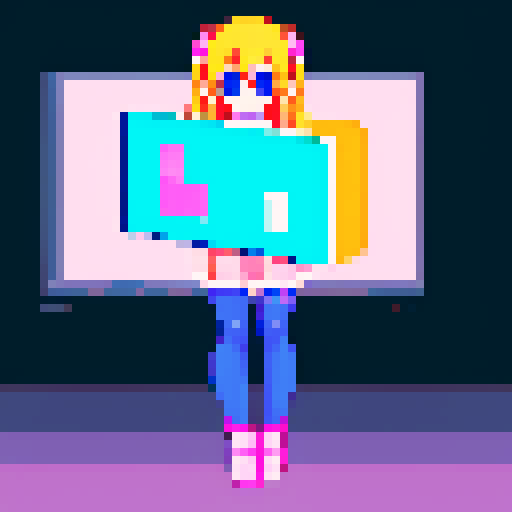 Anime girl extends her feet in stockings to the screen, delicate sRGB colors