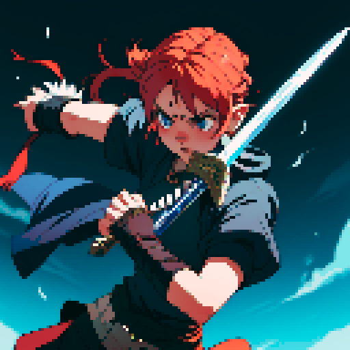 Swinging sword, sword slash, slashing attack