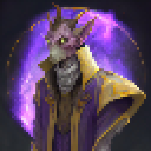 i want a token for a space warlock tiefling dnd.  should be in a circle.  i want it to look bad ass