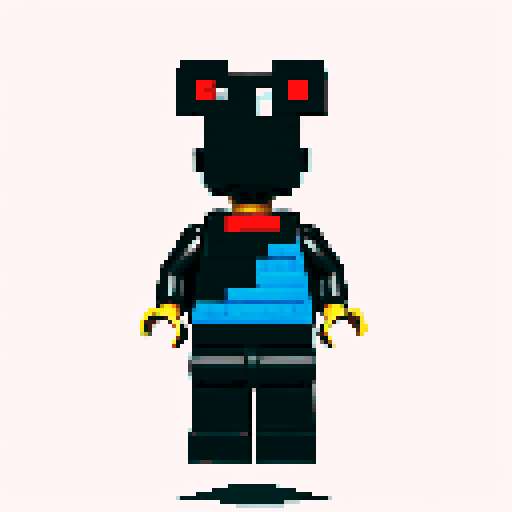 lego pixel, vibrant colors, blocky shapes, small plastic bricks, isometric perspective, retro video game, low resolution, 8-bit graphics, sharp edges, square grid, limited color palette, nostalgic feel, brick-built characters, iconic lego logo, digital recreation, detailed textures, crisp lines, simplified forms, nostalgic gaming vibes