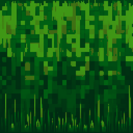 Grass Tile, Stylized, Pixel Art