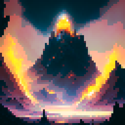 epic dragon, towering over a mist-covered mountain peak, with shimmering scales reflecting the golden rays of a setting sun, surrounded by swirling storm clouds and breathing flames amidst an ancient fantasy RPG world