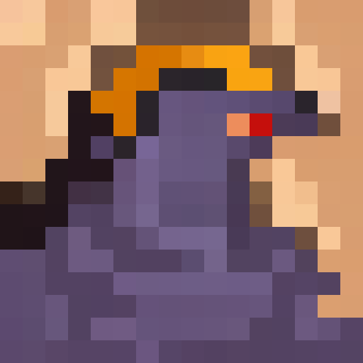 Octopus with shimmering gold chain, rendered in charming pixel art