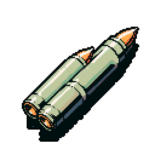 Full metal jacket bullet. on a solid color background so I can easily remove the background